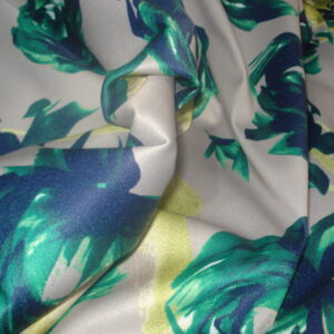 1,65mts. Gabardina satinada estampada