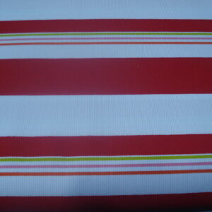 Cordoncillo f/blanco raya roja