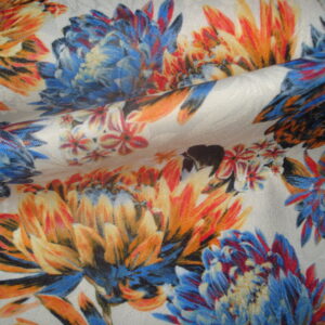 Tejido jacquard estampado