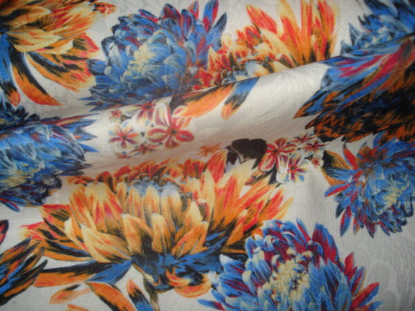 Tejido jacquard estampado