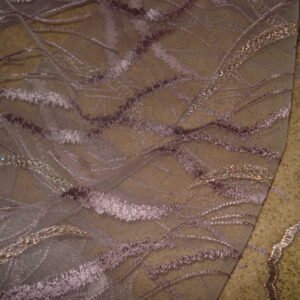 Tul encaje plata/maquillaje