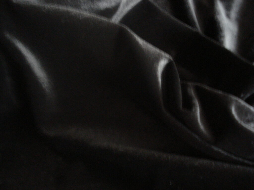 Terciopelo negro con licra