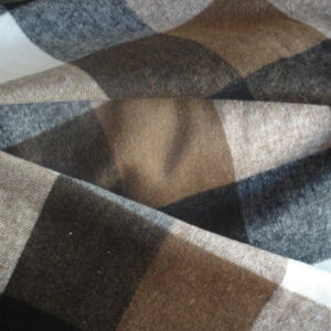 Tejido franela algodón-poliéster cuadros