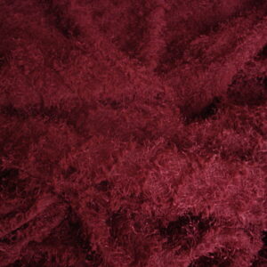 Tejido en punto granate con pelitos