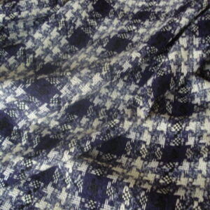 Tejido en lana acrílico-poliéster cuadros