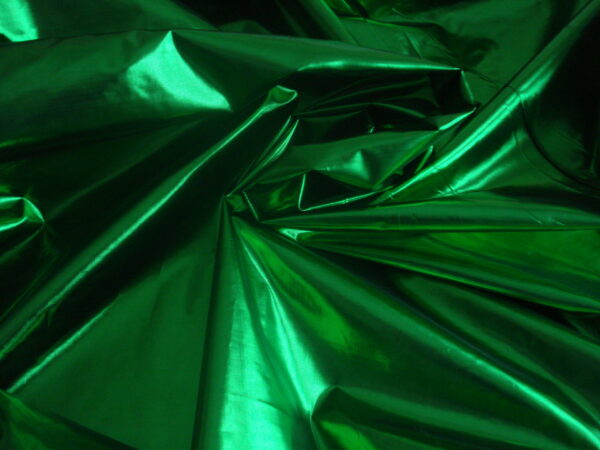 Lamé verde bosque metalizado