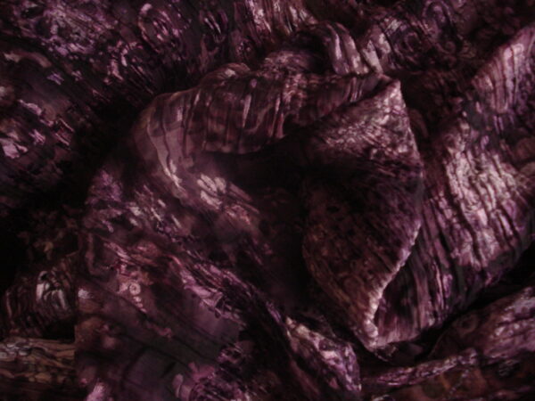 Gasa en bambula c/ lila degradé ancho 1,00mts.