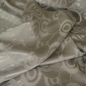 Tejido en viyela gris/plata ancho 1.44mts. dibujos círculos