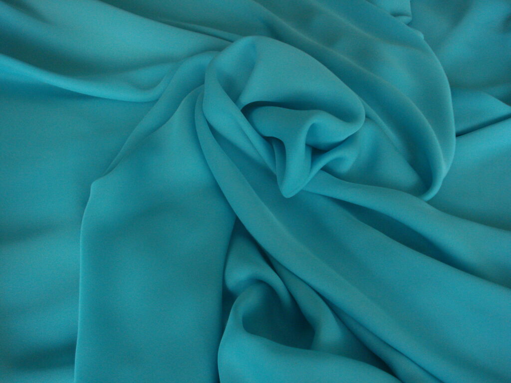 Tejido de muselina c/azul claro, ancho 1.18mts.