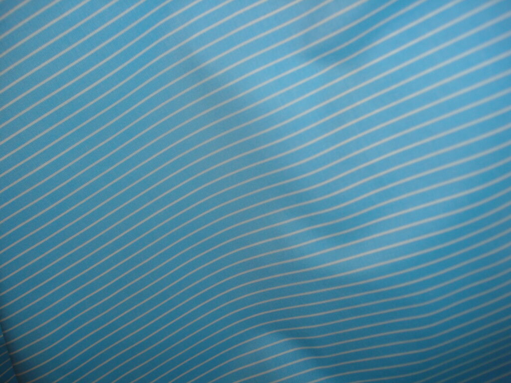 Popelín f/azul cielo raya blanca