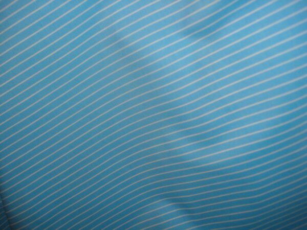 Popelín f/azul cielo raya blanca