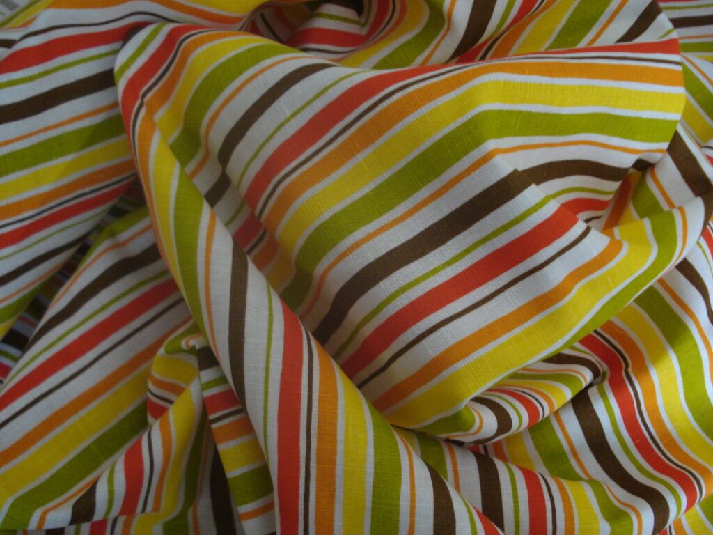 Lino/algodón rayas