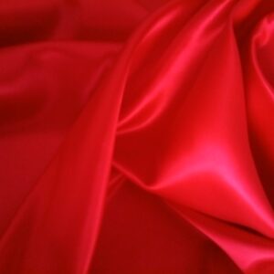 Tejido de raso carnaval color rojo