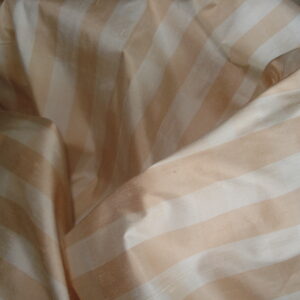 Tejido seda salvaje cuadros beiges, ancho 1,35mts.