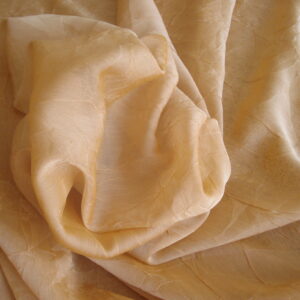 Tejido gasa efecto arrugado c/ marrón ocre, ancho 1,35mts.