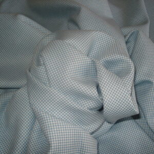 Tejido vichy pequeño, azul turquesa oscuro, ancho 1,50mts.