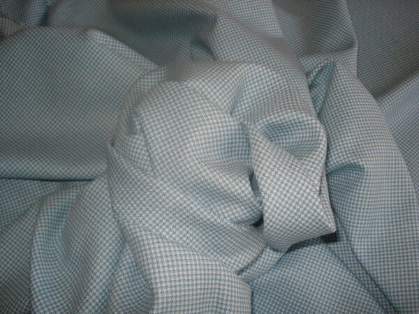 Tejido vichy pequeño, azul turquesa oscuro, ancho 1,50mts.