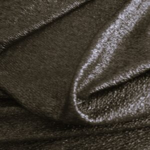 Tejido punto negro efecto arrugado satinado, ancho 1,52mts.